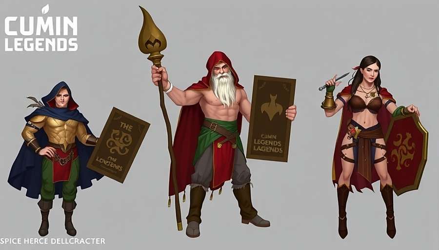 Cumin Legends Spice Heroes character collection featuring various spice-themed heroes